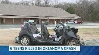 Six teenage girls killed in wreck in Oklahoma