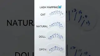 Lash Mapping💓Cat eye？ Natural eye？ Doll eye？Open eye？Which one do you like best？👀🎉#moonlashes
