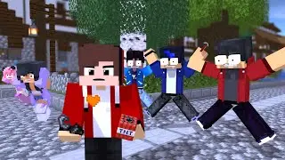 captured love meme first meet prison aphmau, michi and ldshadowlady - minecraft animation #shorts