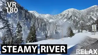 8K VR180 | Peaceful Winter Landscape | West Yellowstone, Montana
