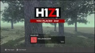 H1Z1: Battle Royale solo 2nd place 12 kills