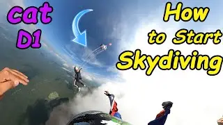 🪂How to Start Skydiving Cat D1 : AFF Level 4 Skydiving Training🪂