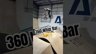 360 Whip Bar BMX 🥳🙌 #bmx #tailwhip #stunts