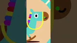 Colouring | The Rocking Horse Badge | Hey Duggee