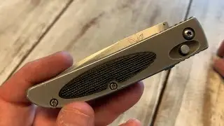 Discontinued Benchmade USA 3200 Mel Pardue &ldquo;Gentleman&rsquo;s&rdquo; auto pocket knife with 154CM steel 