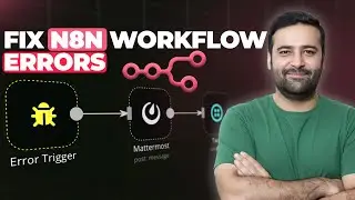 [Рабочий процесс обработки ошибок N8N] Как легко настроить рабочий процесс обработки ошибок в n8n...