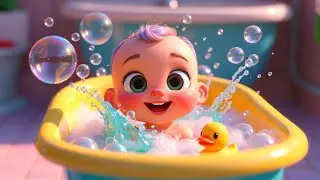 Bath Time Fun Song 🛁 | Splash Splash Bubble Bath Song for Kids | Hindi Nursery Rhyme