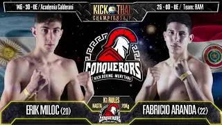 Erik Miloc vs Fabrizio Aranda - Conquerors