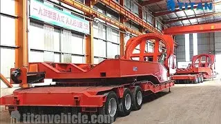 Windmill Blade Trailer | 3 Line 6 Axle Wind Blade Trailer for Sale