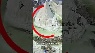 Mysterious Discovery By Drone Made In A Himalayan Glacier #shorts