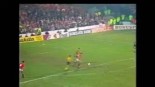 SCOT GEMMILL GOAL NOTTINGHAM FOREST V ARSENAL 1991/92 BRITISH ISLES FOOTBALL MATCH