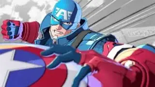 Captain America Full Move List MARVEL Tōkon: Fighting Souls