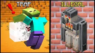 10+ ZOMBIE Traps In Minecraft!