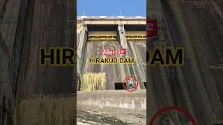 Hirakud Dam Alert For Opening Gate 📢 #hirakuddam #dam #gate #open #alert #spillway #water