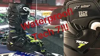 Первый взгляд! Водонепроницаемые ботинки Alpinestars Tech 7 Enduro Drystar