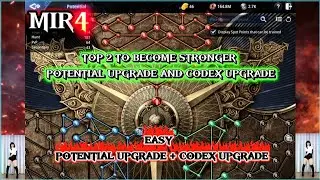 MIR4 . EASY POTENTIAL + SKILL CODEX UPGRADE . EASY 2500+K PS 💪 SARAP TALAGA 😱 @Knuckles-Plays 