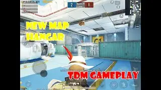 THE NEW TDM MAP GAMEPLAY in PUBG MOBILE!! (HANGAR)