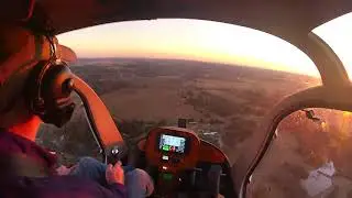 Rotorway Departing Cedar mills on a still evening! part 1