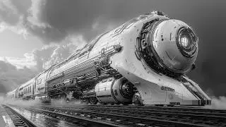 Steam Train Dream Train 🚂 SciFi: 20th century retro TrainPunk. Vol. 5