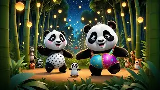Two Chubby Pandas Dance in Pajamas + More Nursery Rhymes & Kids Songs