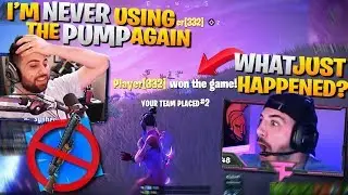 I'm *NEVER* Using The Pump Again After THIS Happened... ft. Nickmercs (Fortnite Battle Royale)