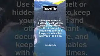 Travel tip - how to keep your valuables safe #shorts
