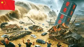 China in Chaos! Massive Dam Unleashes, Typhoon Ragasa Flood Cities, Bury Homes in Mud