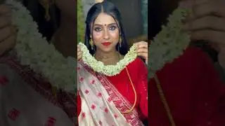 Gajra hairstyle😍| festive hairstyle #youtubeshorts #shorts #hairstyle #hair #wedding #festival #diy