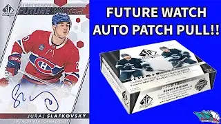 OPENING A 2022-23 SP AUTHENTIC HOBBY BOX!! FWA PATCH PULL?!?