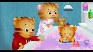 Daniel Tiger's Neighborhood Bathroom : Play at Home with Daniel. Full bathtime game play