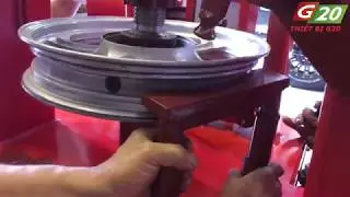 [Máy nắn khung càng AT model 618 mới nhất 2018 ] Hướng dẫn nắn vành đúc xe máy chi tiết