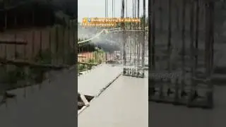 स्लैब 14 दिन तक तराई।#construction #पानी #water #strength #cement #construction #building 👷&zwj;♂️💧