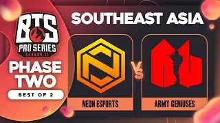Neon vs Army Geniuses Game 1 - BTS Pro Series 11 SEA: Groups w/ Ares & Danog