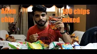 Mixing All Chips Together To Make A Super Alien Chip | Taste Test | New Series | Food Challenge