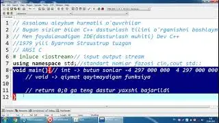 C++. 4-Dars