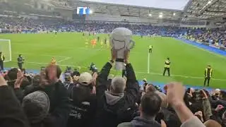 Crystal Palace fans singing 'Waka Waka' at Brighton (The best away fans)