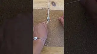 Easy Cowrie Shell Bracelet #diy #tutorial #shortsvideo