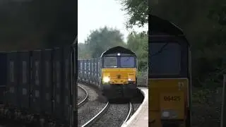 DRS 66 Tesco train passing Tamworth to Doncaster with Tones #tones #trains #railways #class66