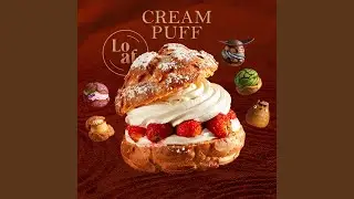 Black Sesame Cream Puff