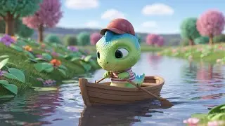 Row Row Your Dinosaur | Fun Dinosaur Rhyme for Kids | Nursery Rhymes & Songs for Children
