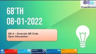 68'th #bcopendiscussion - Generate QR Code.