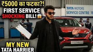 Harrier First Service: Better Than Hyundai/Mahindra? 🧐