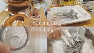 Cleaning Vlog : Cleaning kitchen essentials in one week.