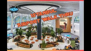 🛫 Istanbul Airport Part 3 🇹🇷 | New Ticket, Airport Walk Thru, Food, Smoking Terrace & Boarding