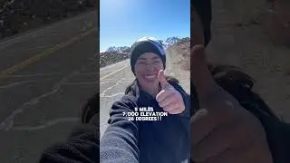 Run 10 Miles with me| 7000 Elevation | 29 Degree Weather #training #lifestyle #running #mammoth