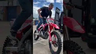 Starting a Brand New CR500 in Sneakers! #shorts