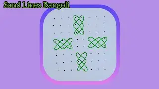 8-8 Dot Stunning Margazhi Special Rangoli | Kolam | Muggulu| @sandlines_rangoli 