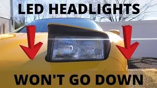 FIX!! C5 Corvette LED Headlights Won't Go Down