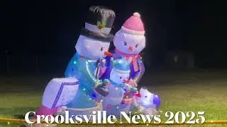 Christmas at the Village park, of Crooksville, Ohio. 