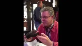 Danny Meader & Joe Beaman eating ribs